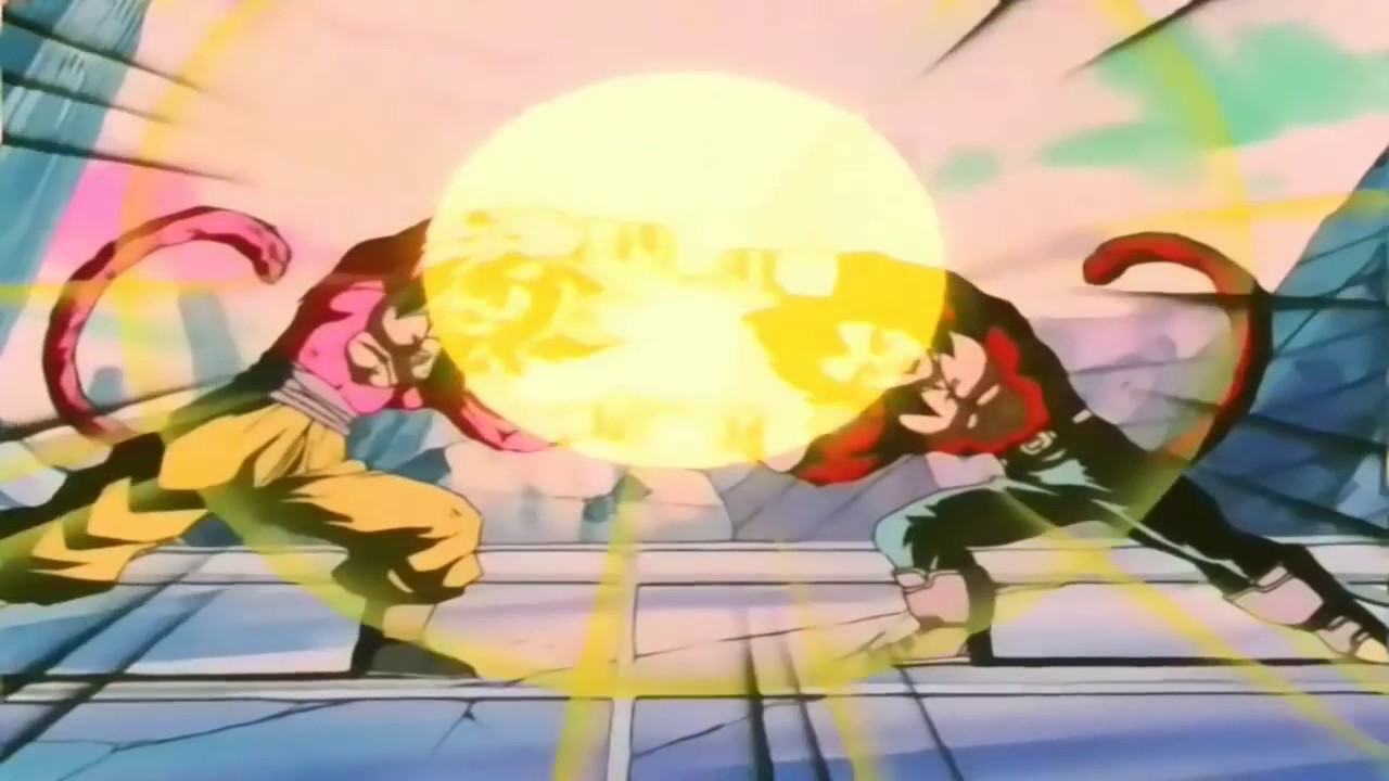 Fusi&oacute;n de goku y vegeta ssj4 | Saga Gt