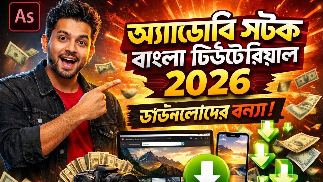 এমন Catagory নিয়ে কাজ করলে ডাউনলোড পাবেন।। Adobestock Bangla tutorial 2026