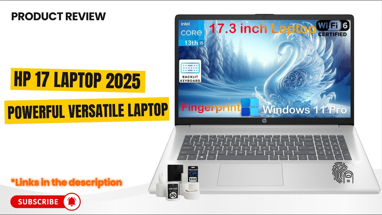 Обзор ноутбука HP 17 (2025) | 64 ГБ ОЗУ, SSD на 2 ТБ, Intel i5 10-Core, Windows 11 Pro