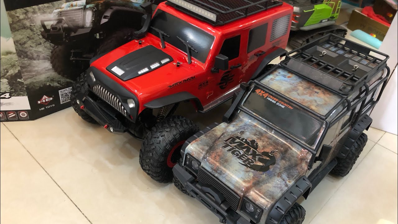 攀爬車 1/10 大型 吉普車 開箱 煌博1-2