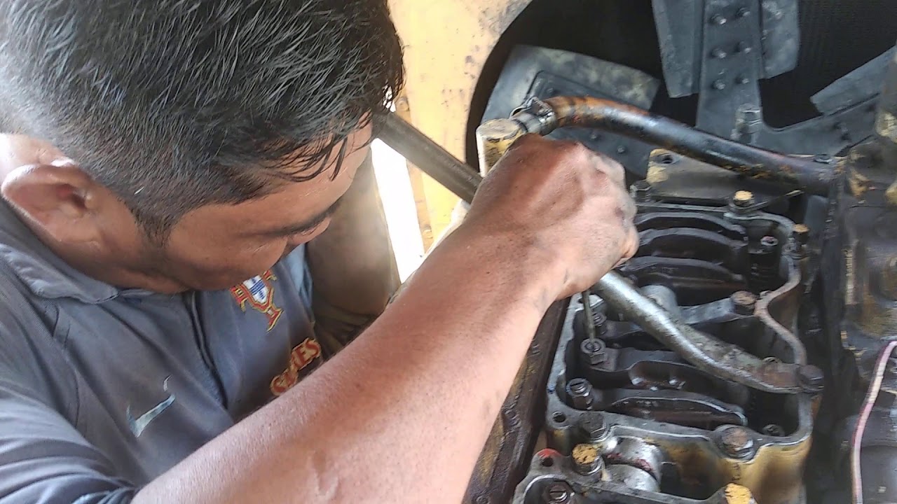 Stel injector cumin nt855 dengan cara manual