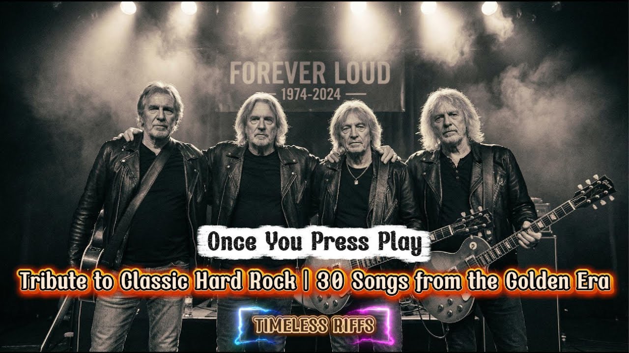 Tribute to Classic Hard Rock | 30 Songs from the Golden Era | Once You Press Play…