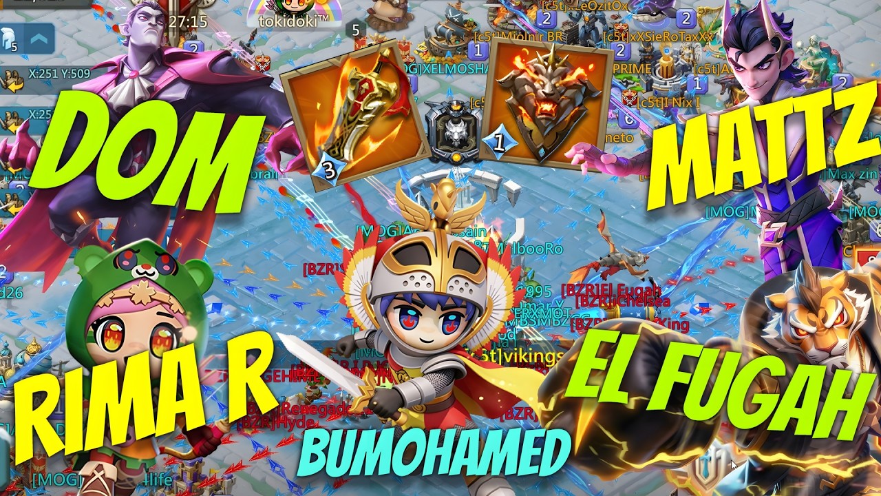 Lords Mobile -  The CRAZIEST WoW at K1066! Clash of Emperors! MANA LEVEL 6 WAR