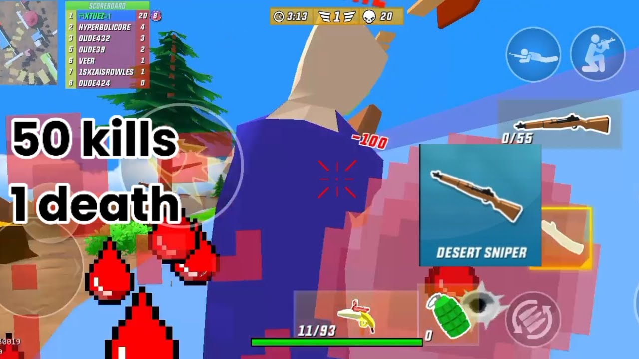 Desert sniper gameplay [] parkour playground DTW #video #gaming #dudetheftwars