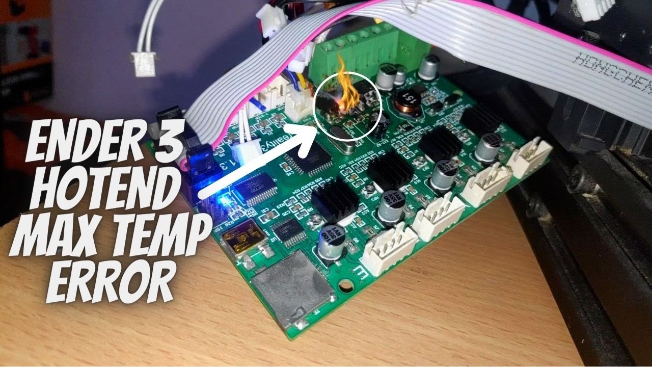 CREALITY ENDER 3 MOSFET FAILURE [தமிழ்] / HOTEND MAXIMUM TEMPERATURE ERROR