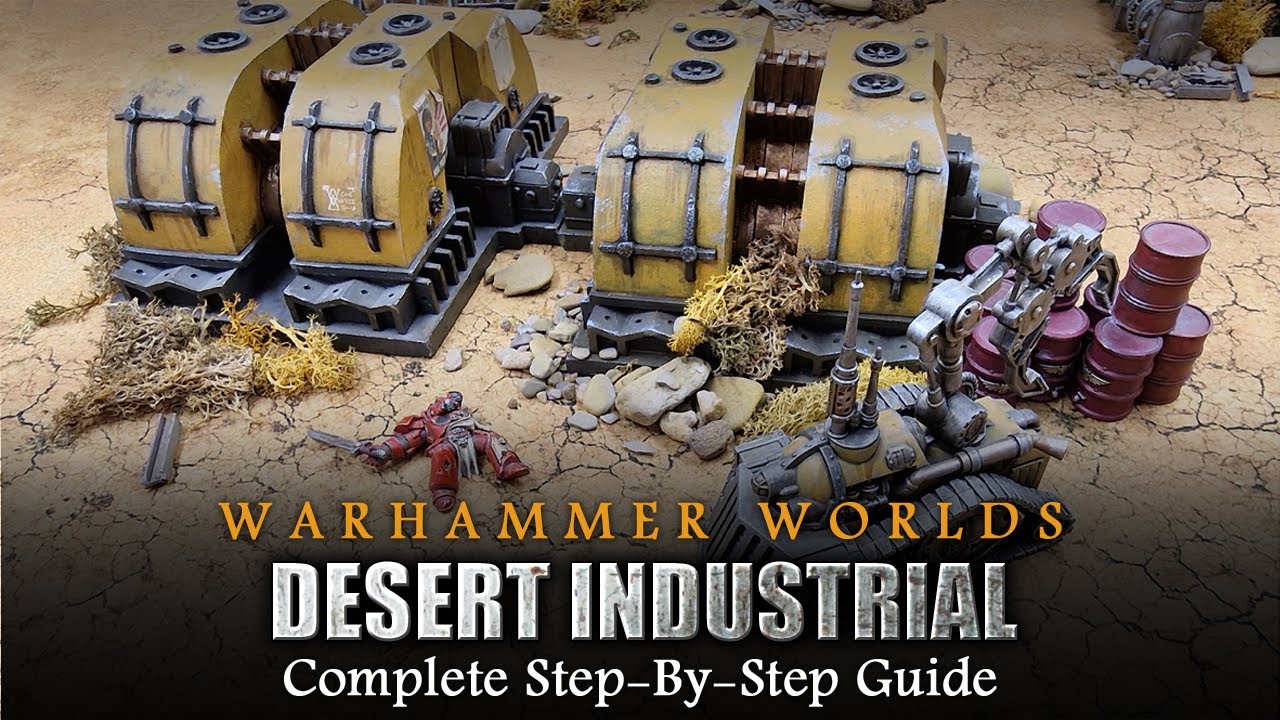 WARHAMMER WORLDS 'Desert Industrial' | 40K Battlefield Creation Tutorial