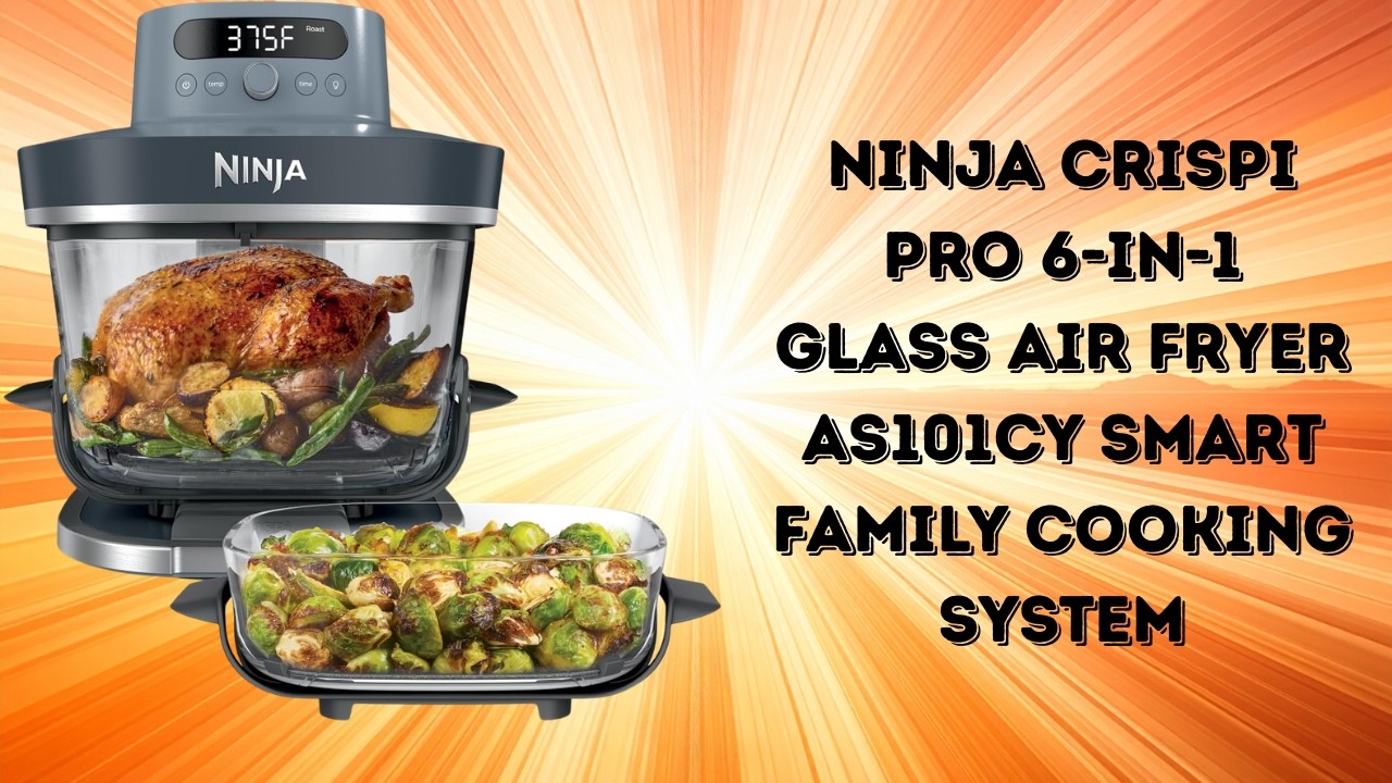 Cook Frozen to Crispy Fast With Glass Air Fryer | Ninja Crispi Pro Review should you buy