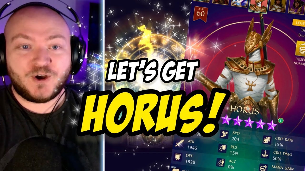 SUMMONS for HORUS | He's AMAZING & the new epic heroes might be just as good too!