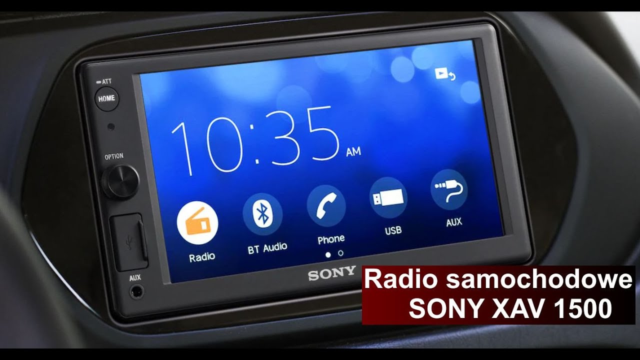Radio samochodowe Sony XAV 1500 / Bluetooth / WebLink