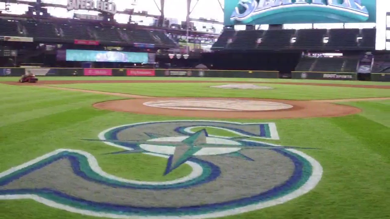 Drone flight of Safeco Field