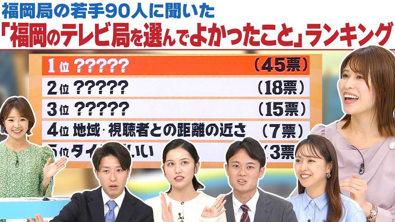 【福岡の民放5局が大集合】各局アナが福岡で働く魅力を語る！