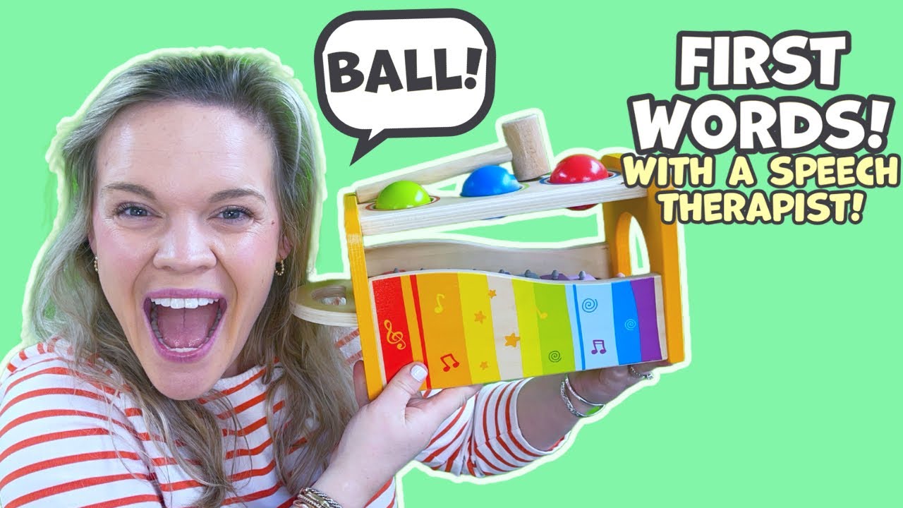 Learn To Talk with a Speech Therapist - Toddler Learning Colors : First 100 Words Part 1