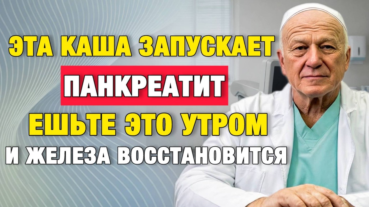 Панкреатит исчезает! Каша на завтрак, которая тихо убивает вашу поджелудочную