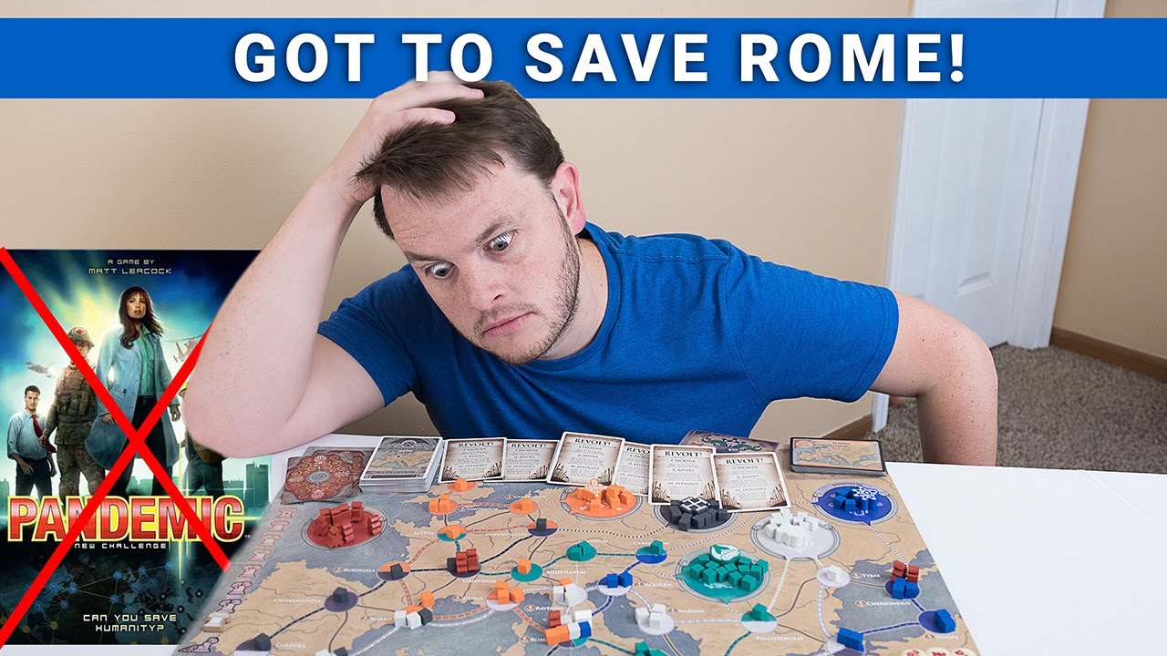 Fall of Rome, Pandemic Board Game Playthrough