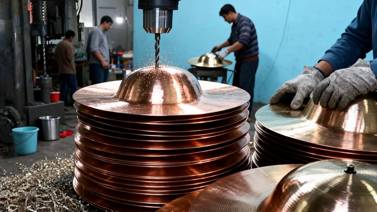 How It’s Made: The Craftsmanship of a Traditional Copper Cymbal