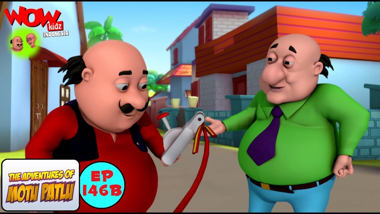 Rantai Tow Motu Patlu - Motu Patlu dalam Bahasa - Animasi 3D Kartun