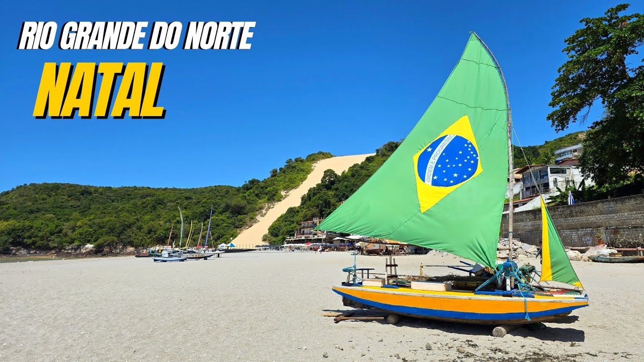 PONTA NEGRA - NATAL - RIO GRANDE DO NORTE-  FOMOS ATÉ O MORRO DO CARECA 