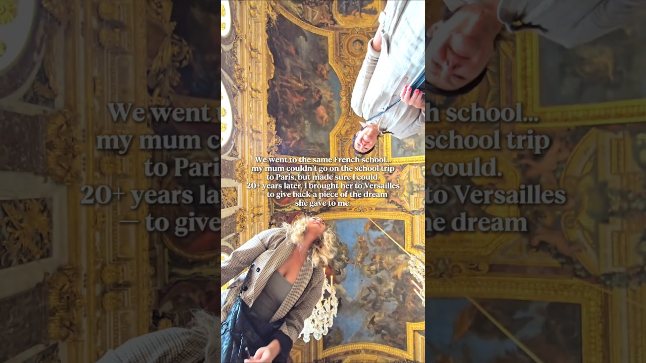 Story time 🇫🇷🫶 Mother & daughter trip #travel #versailles #travelcompanions