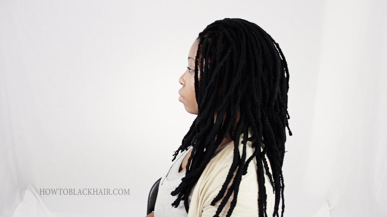 Yarn Braids / Genie Loc Finished Results Tutorial Part 5