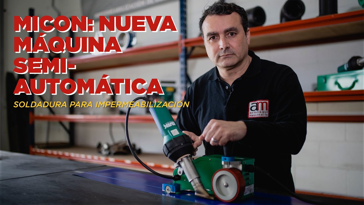 Nueva MICON para soldar láminas de PVC