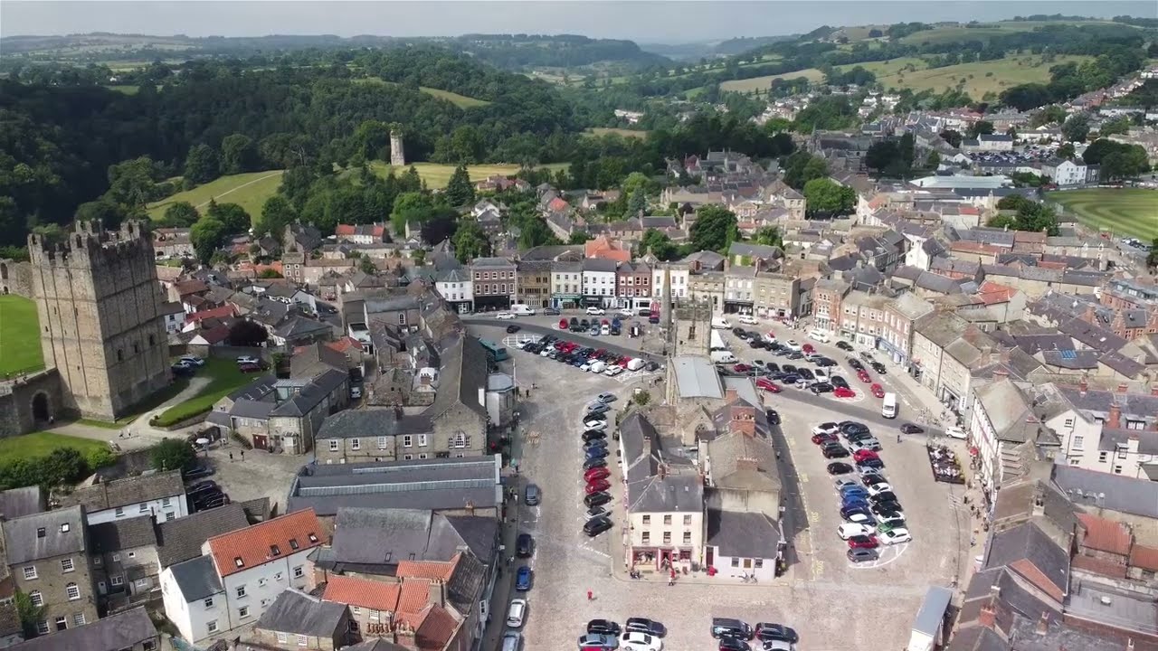 Richmond Yorkshire Aerial Shots