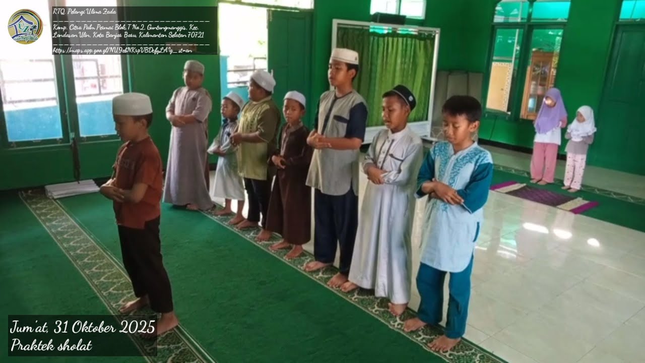 Praktek Sholat || RTQ. Pelangi Ulima Zada || Jum'at 31 Oktober 2025