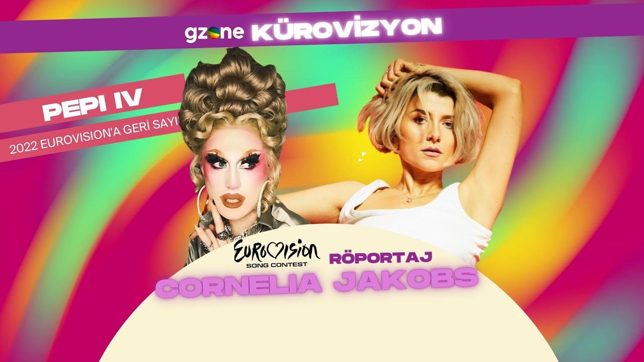 Cornelia Jakobs Röportajı (Pepi IV'ile GZone'da Eurovision'a Geri Sayım - Kürovizyon )