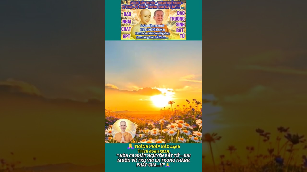 🙏KHI VŨ TRỤ VUI CA TRONG THÁNH PHÁP CHA..!!!🙏💛