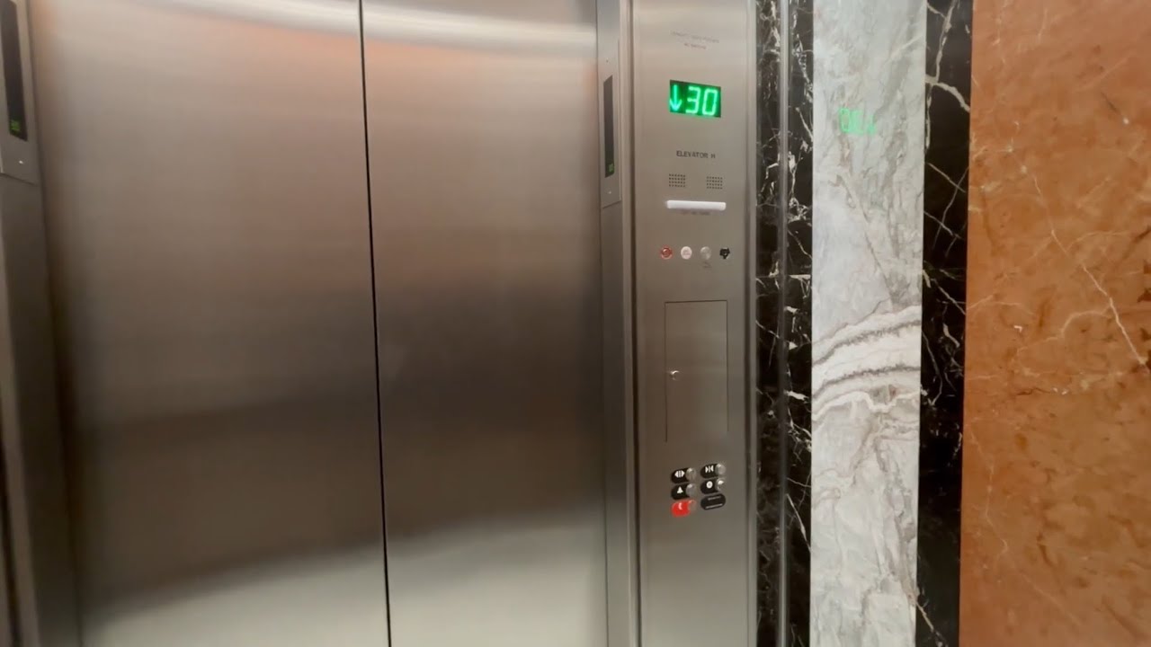 Fast Otis Compass Elevators @ the Ally Detroit Center - Downtown Detroit, Michigan