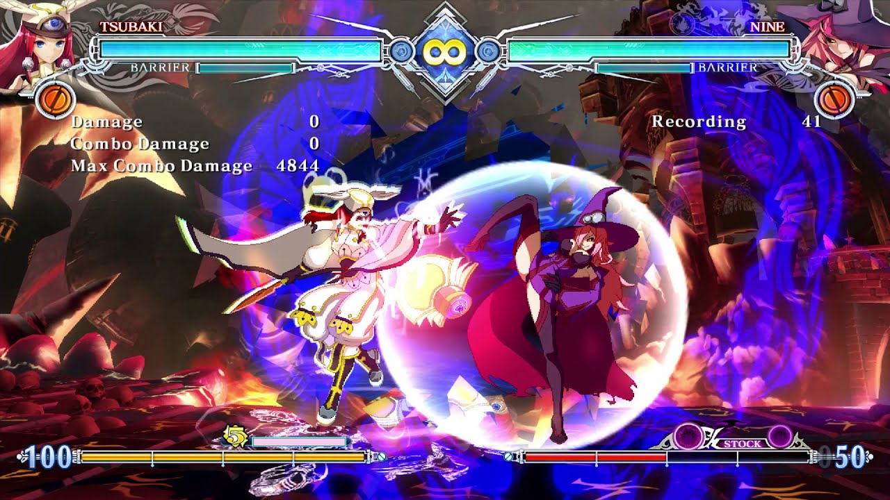 BBCF: Holy Guardian (Super Boss) Tsubaki Showcase and Release (comes with english voice mod too!)