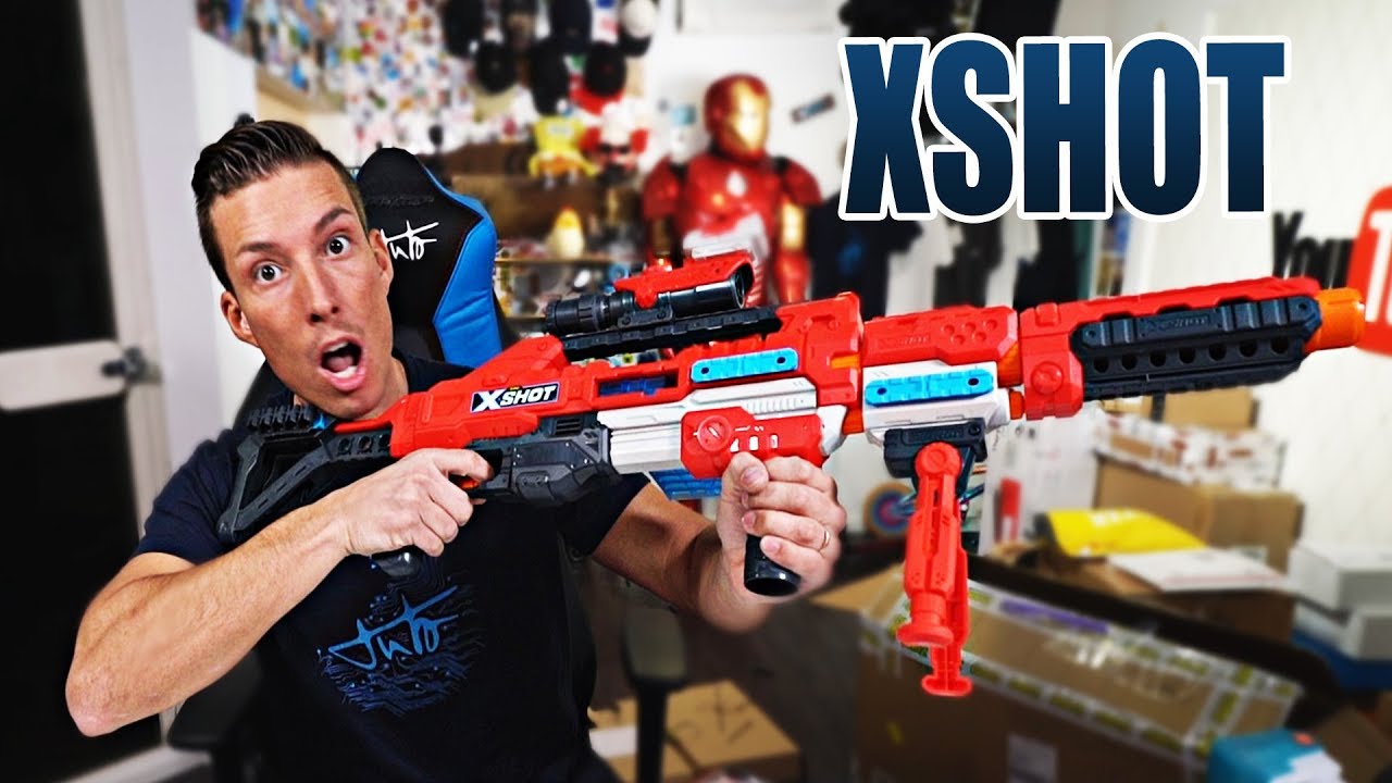 SIND DIE ALDI NERFS IHR GELD WERT? | xShot Zuru Unboxing - Review - Test [Deutsch/German]