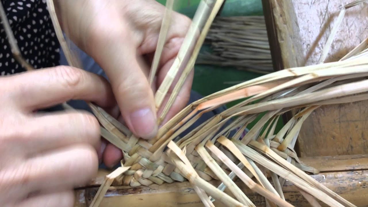 藺草壓二編織法