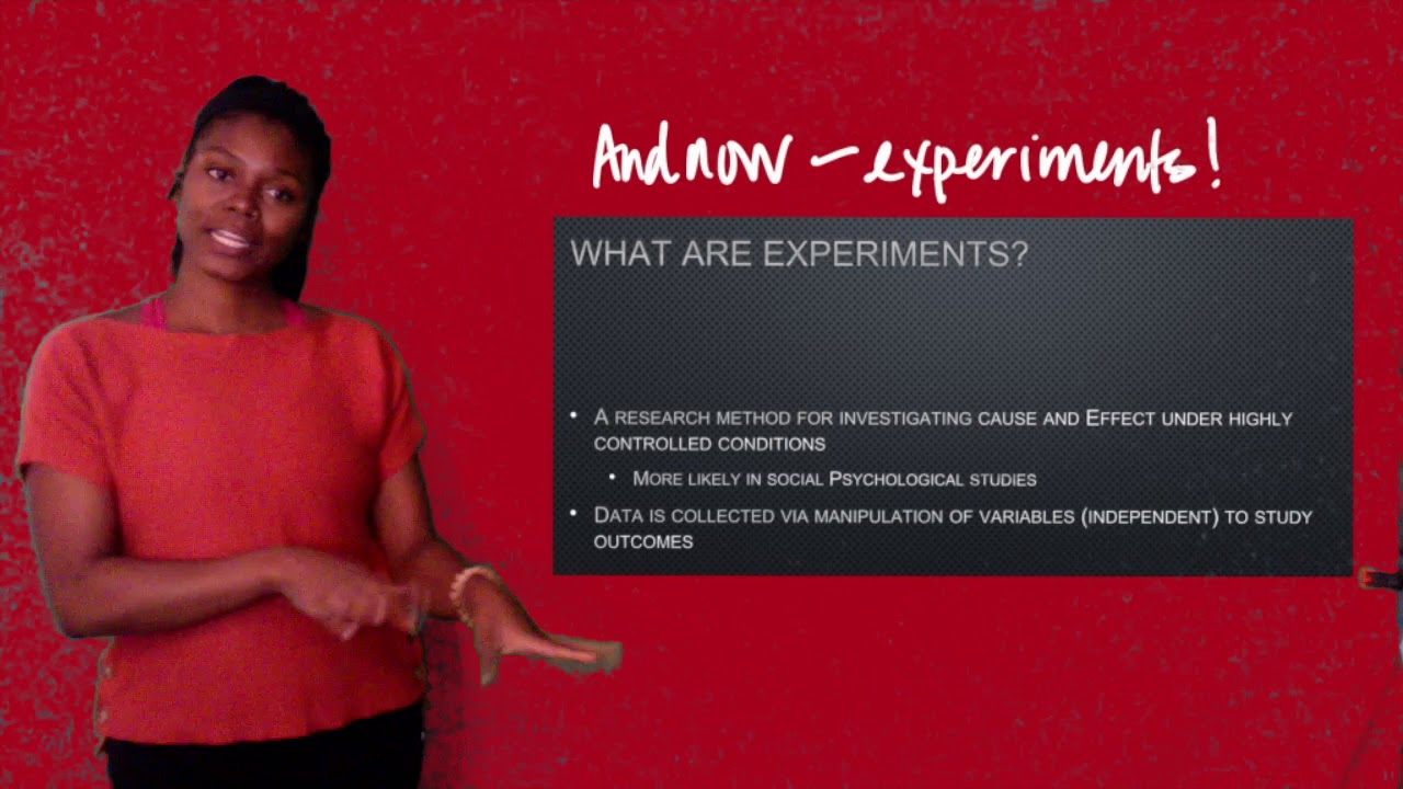 Ethics and Experiments