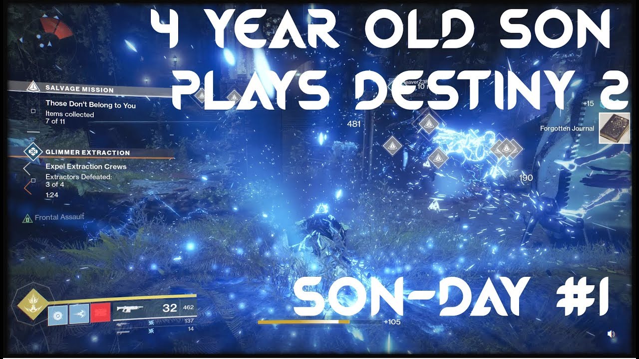 First Time Playing - Destiny 2 My 4 Year Old Son Kid Playing Destiny 2 - Jax Plays