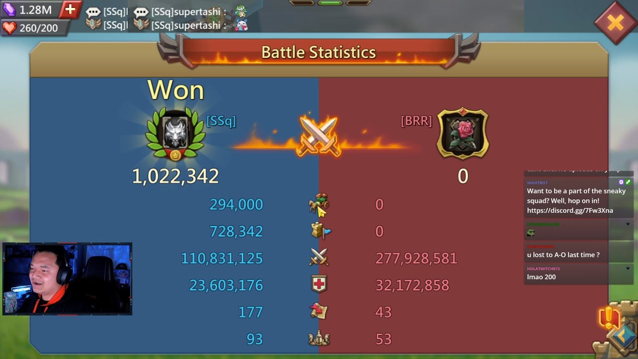 Lords Mobile - Dragon Arena vs BRR (2) | August 27, 2021