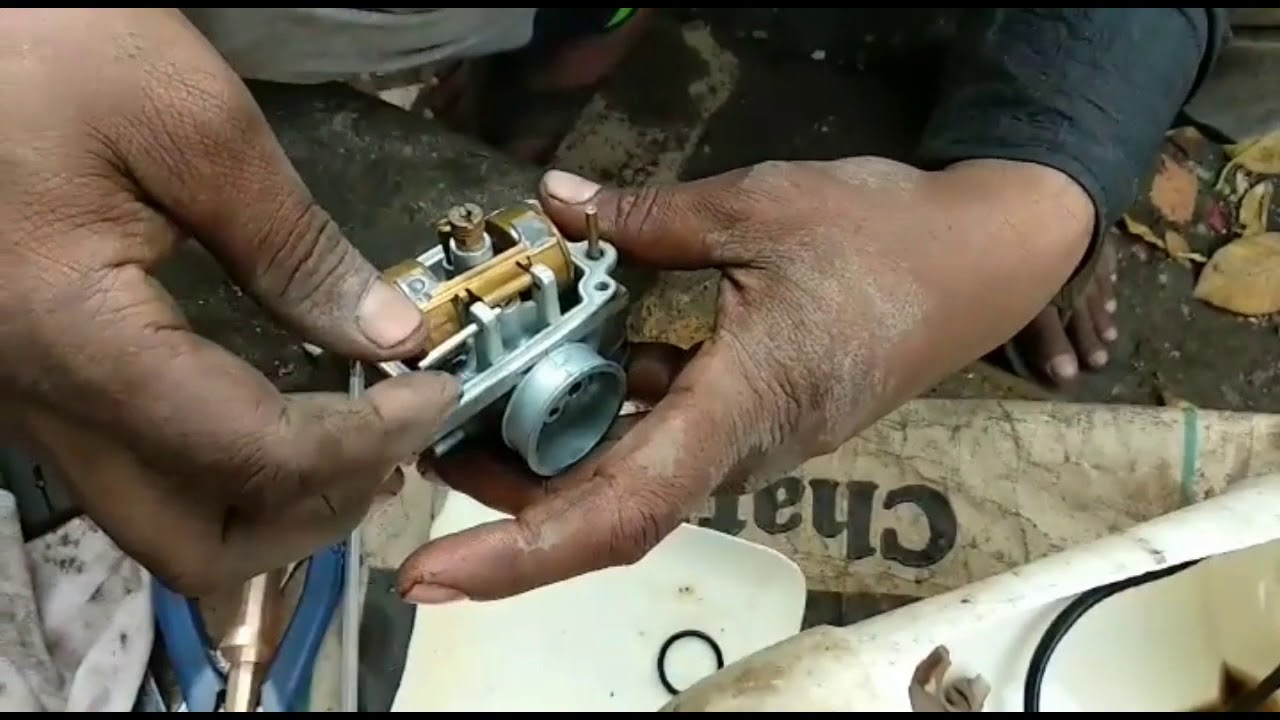 How to clean carburetor of tvs scooty very easily