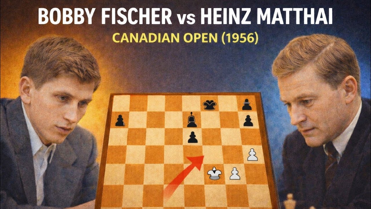 Bobby Fischer vs Heinz Matthai • Canadian Open 1956