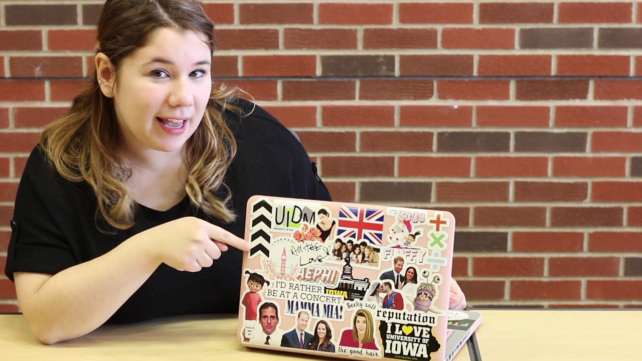 Hawkeye Student's Laptop Stickers