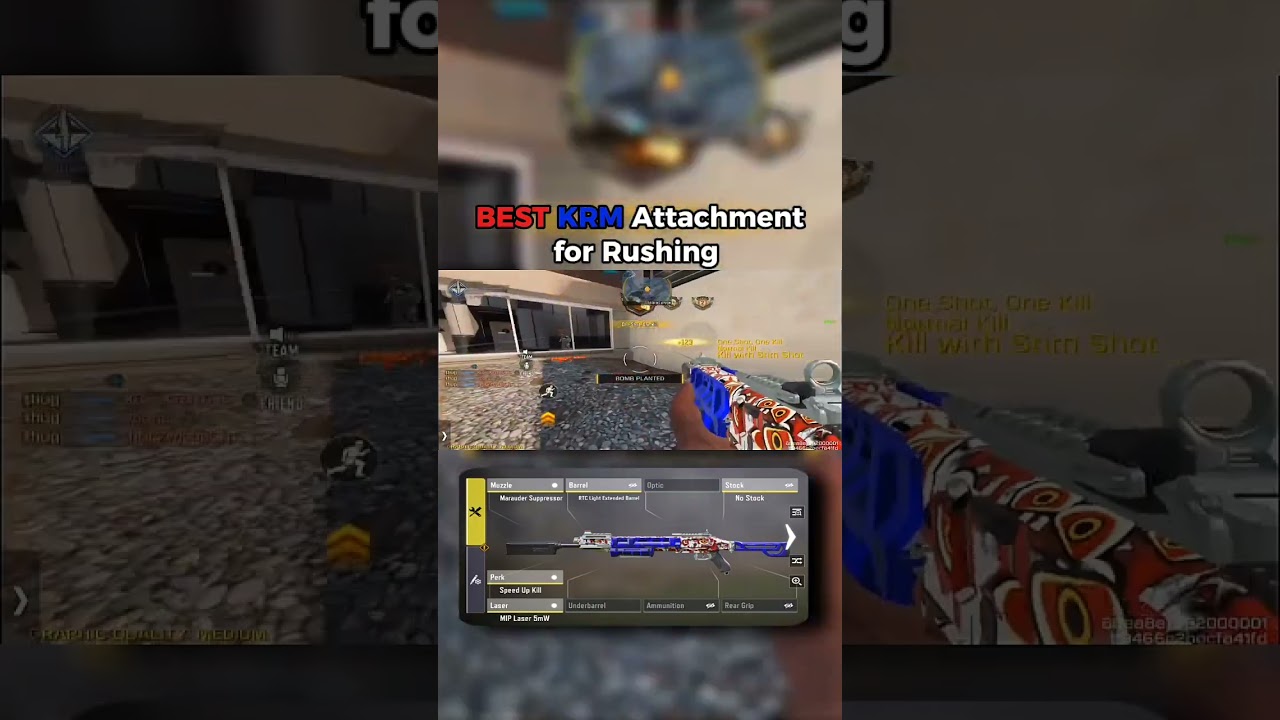 BEST KRM Attachment for Rushing #codm