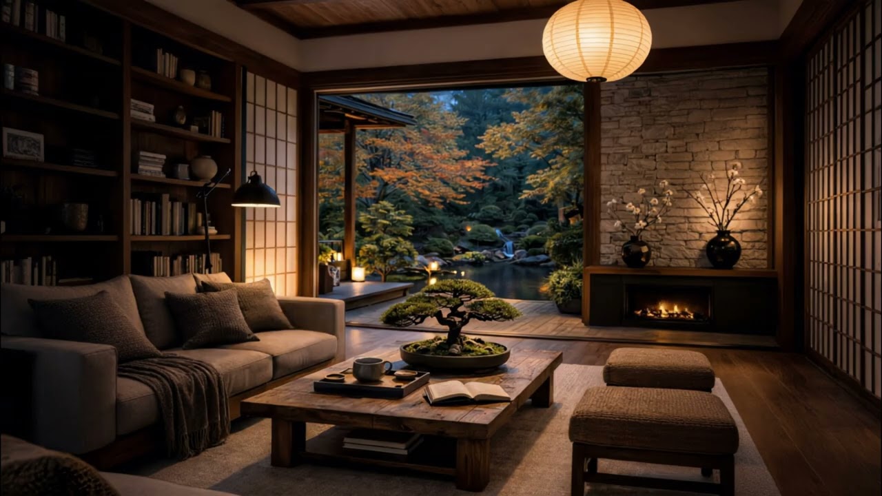 Cozy Japanese Living Room Ambience 1.5-Hour | 一期一会 – A Moment of Peace