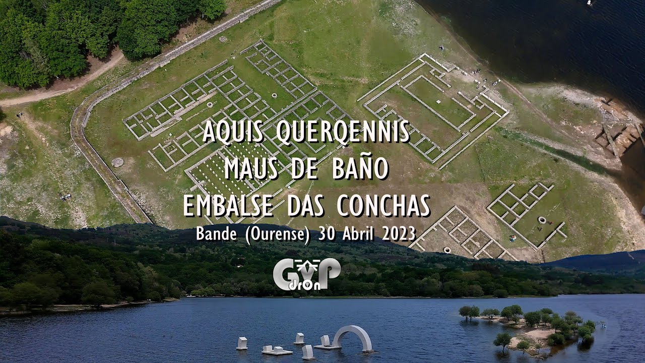 Aquis Querquennis, Campamento romano (Embalse das Conchas -Bande- Ourense) Galicia 4K