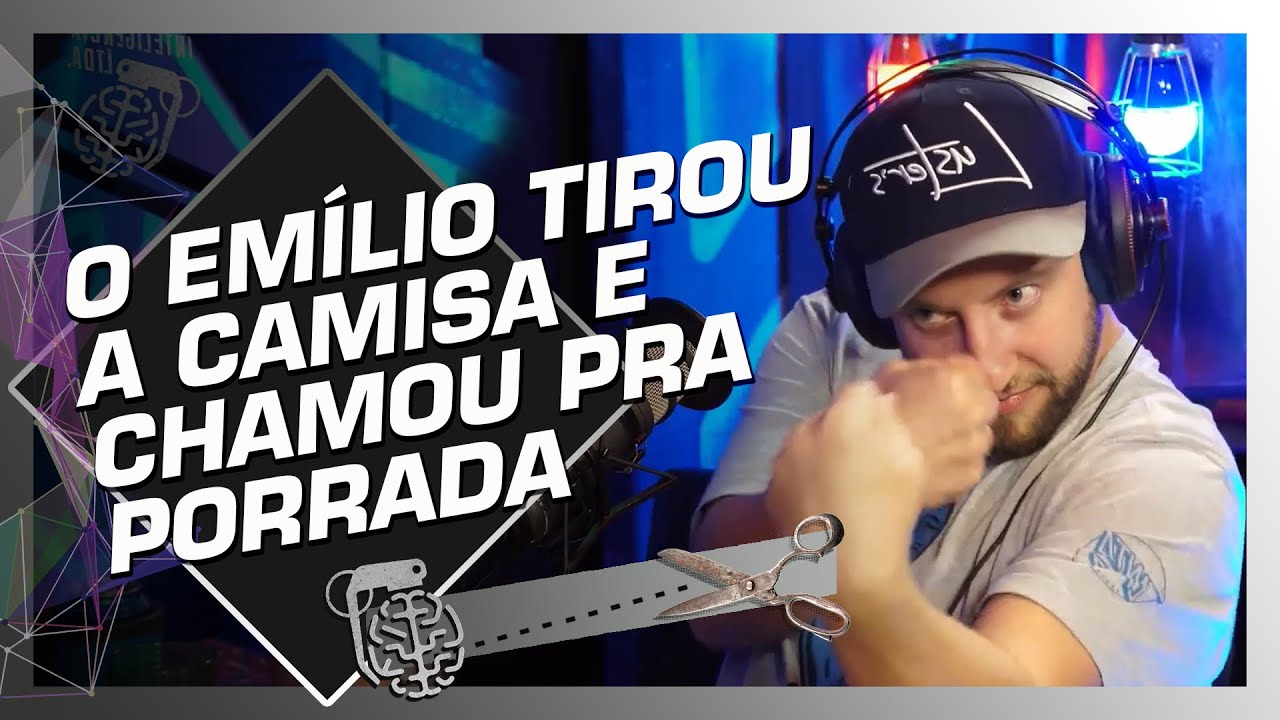 O EMÍLIO CHAMOU ALFINETE PRA PORRADA | Cortes do Inteligência Ltda.