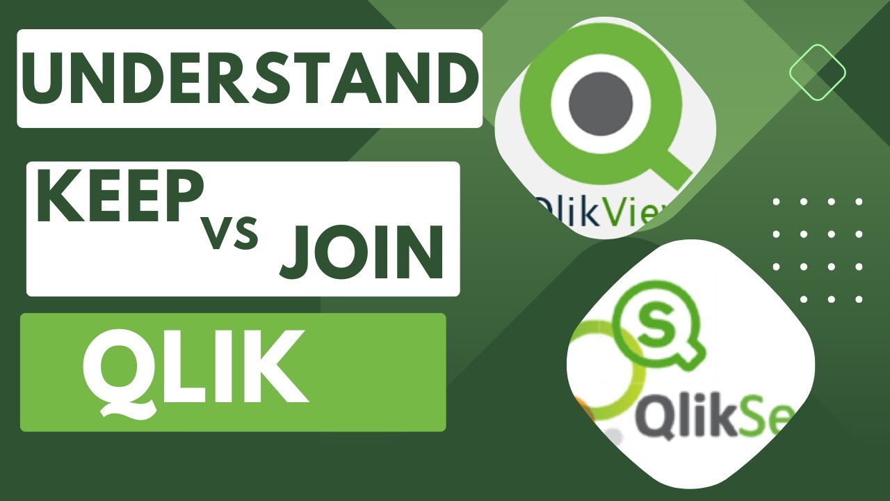 Why KEEP and How it is different from JOIN in Qlik !! #qlikview #qliksense #analytics