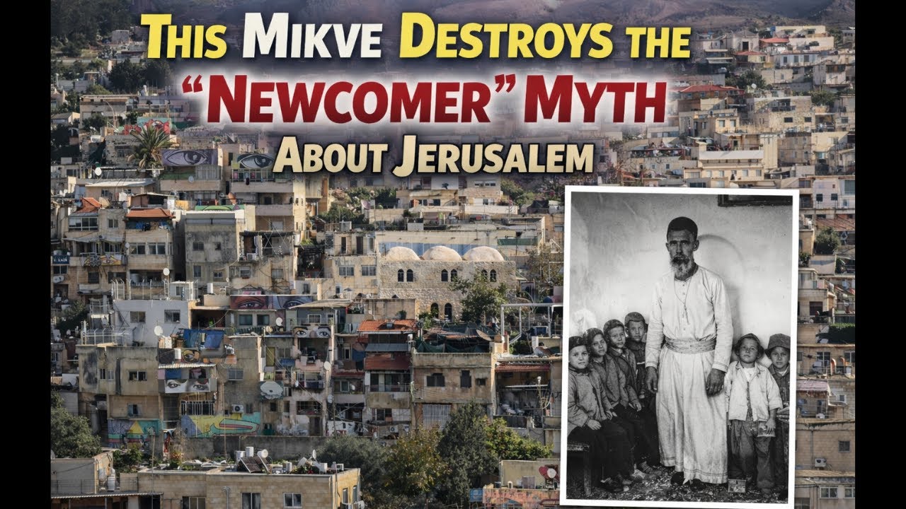 This Mikve Destroys the “Newcomer” Myth About Jerusalem