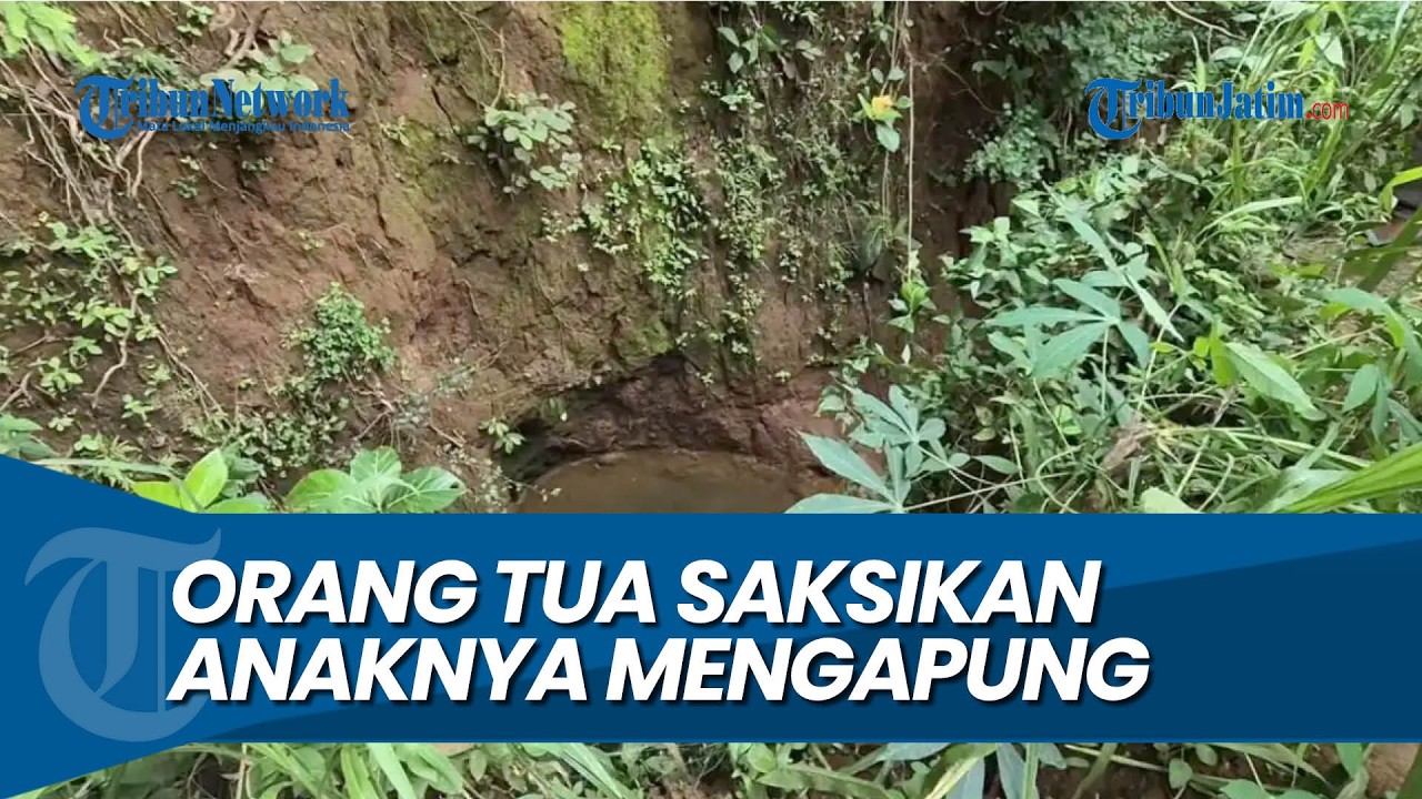 ORANG TUA SAKSIKAN ANAKNYA MENGAPUNG, Tragedi 4 Bocil Tenggelam di Sungai Kecil Ponorogo