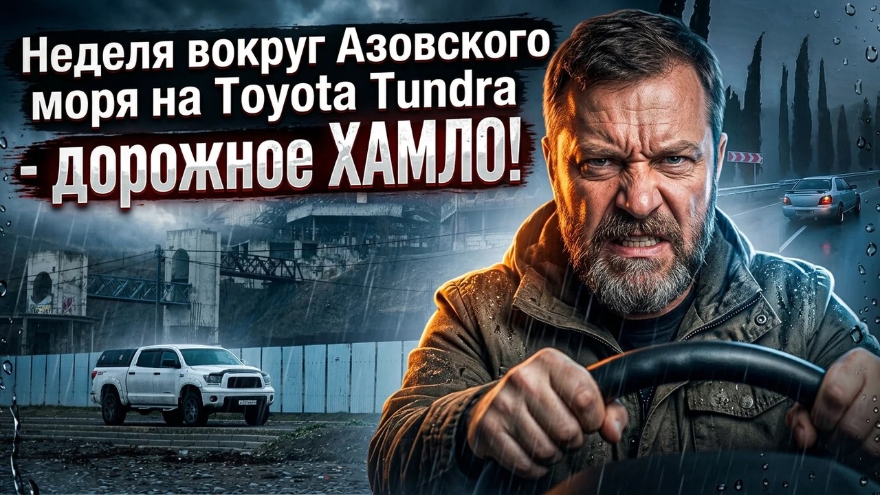Неделя вокруг Азовского моря на Toyota Tundra — дорожное ХАМЛО!