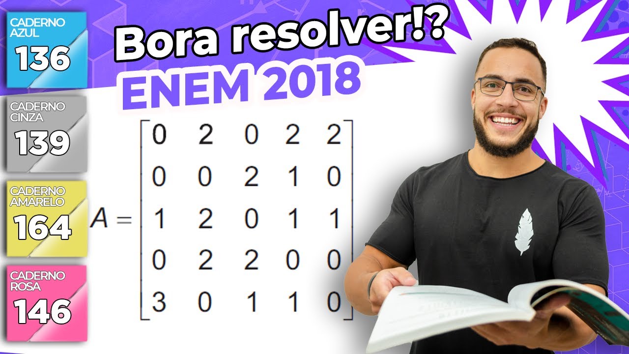 🔵 Questão 136 - Caderno Azul | Matriz | MATEMÁTICA ENEM 2018