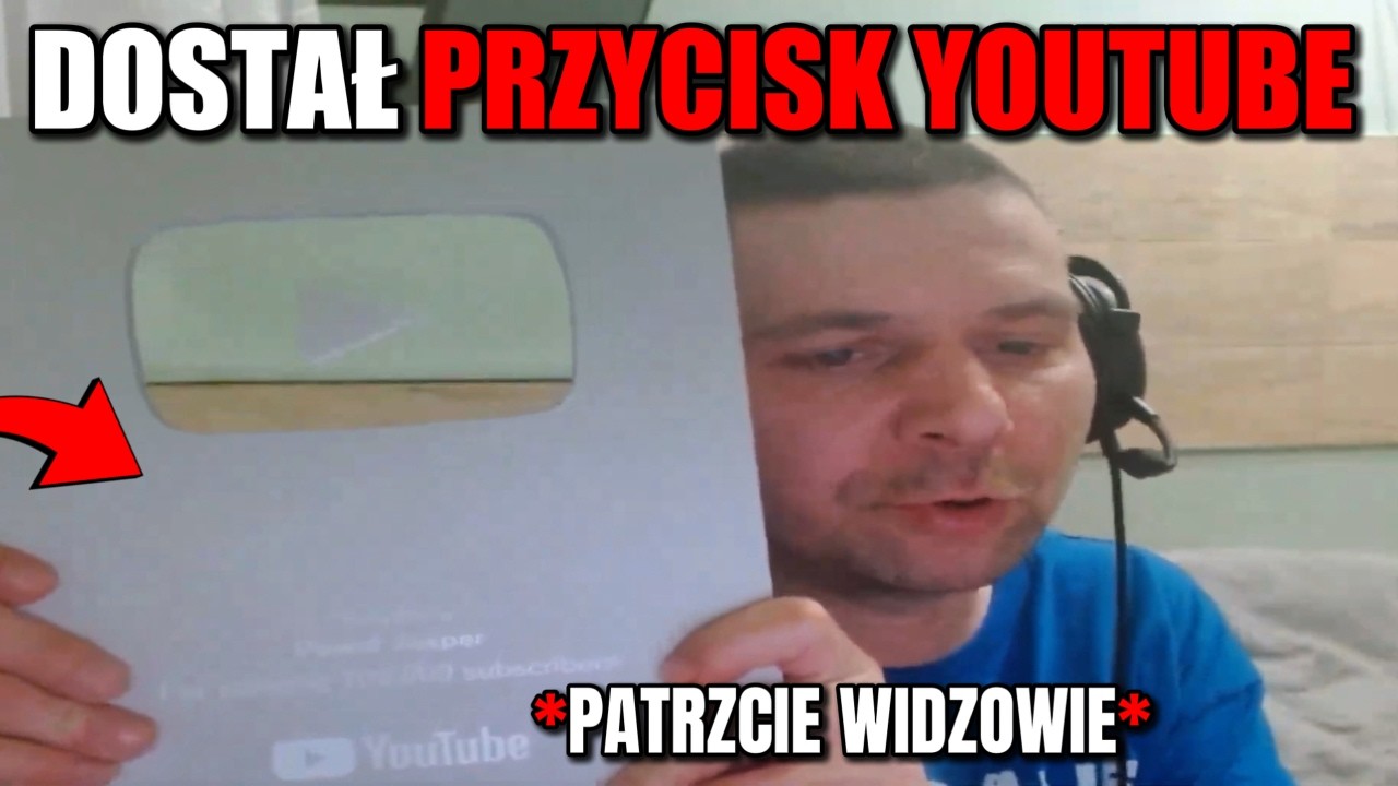 Dawid Jasper | DOSTAŁ PRZYCISK YOUTUBE