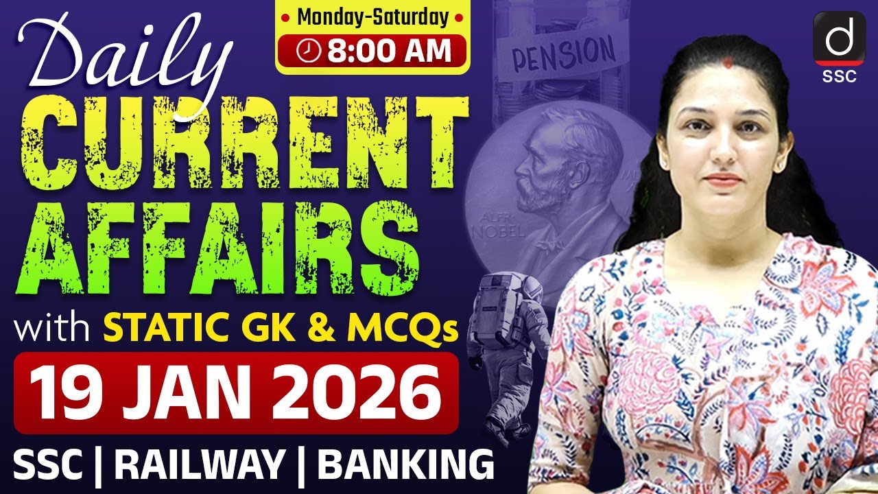 Current Affairs Today | 19 January 2026 Current Affairs | Daily Current Affairs by NAMU Mam