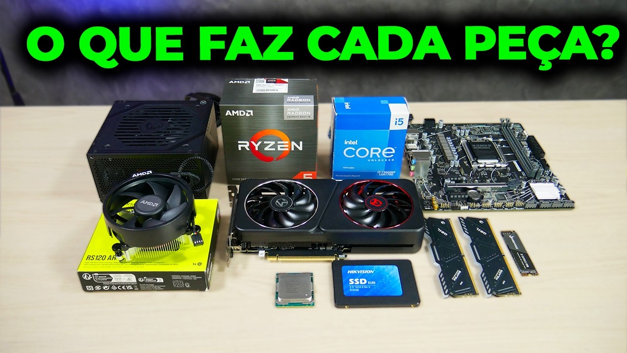 COMO FUNCIONA UM PC? PEÇAS DO PC GAMER EXPLICADO SIMPLES E RÁPIDO (2025)